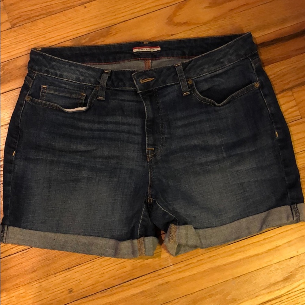 Tommy Hilfiger Roll Cuff Denim Shorts